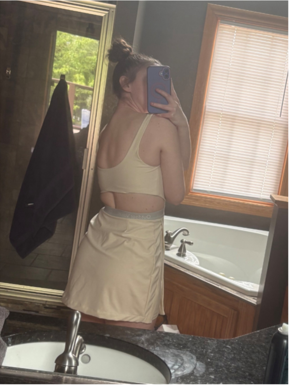 OutdoorVoices Cutout Tennis Dress with Built In Shorts - Picture 2 of 2
